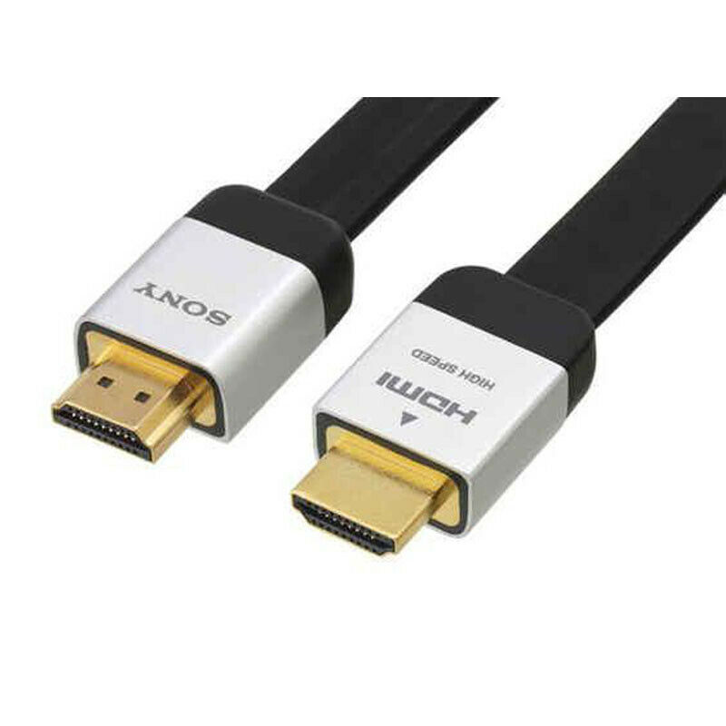 High Speed 2 Meter SONY Flat HDMI Black Cable Cord for 3D HD PS4 for XBOX  1080P TV – IT Palace Hub