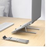 Aluminium Portable Desk Height  And Adjustable  Stand For Phone Mac  Or Tablet   Holder