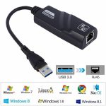 USB 3.0 to Ethernet LAN Internet Cable Adapter Gigabit Connector PC Laptop