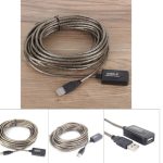 USB 2.0 10m  Male To Female Extension  With IC  Extender Cable Cord