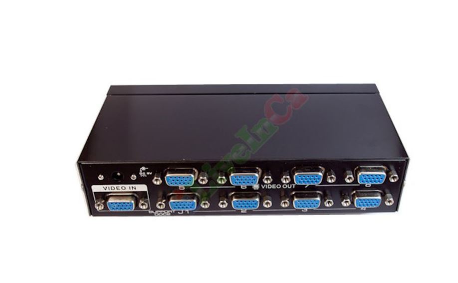 VGA Video Splitter Switcher Switch  250MHz Screen High Resolution  8 Port DC 5V Power Adapter - Image 3