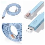 USB 2.0  to RJ45 RS232 Console Adapter Cable FTDI Chip