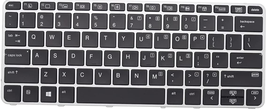 Laptop Notebook Keyboard Without Back light For HP Elitebook 725 G3, 820 G3 Series P/N 826630-001 826630-B31 - Image 4