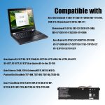 AC14B8K  Laptop Notebook Battery For Acer Aspire V3-371 V3-111 ES1-111 ES1-512 ES1-711 ES1-531 E3-112 R7-372T R3-131T R5-471T R7-371T  Series  P/N : 4ICP5/57/80