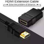 HDMI Extension Male to Female 0.3 Meter Cable Cord FOr HDTV