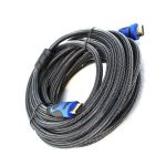 New  Hdmi High Speed Round Cable  30m  Gold Plated Convectors  With Clear Crystal Display For LCD  LED  PS4 PS5