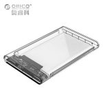 2.5 Inch Sata USB 3.0 SSD Or HDD Hard Drive Transparent CRYSTAL Enclosure Caddy Case Model  2139U3-CR