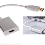 USB 3.0 To Hdmi 1080P For Audio & Video Adapter  Convector Cable  Work for Laptop PC  HDTV LCD TV Converter
