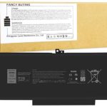 F3YGT Dell Latitude  7480 7490  Series  Laptop 4 Cell Battery  P/N :  DM3WC 0DM3WC DM6WC 2X39G KG7VF V4940 451-BBYE 453-BBCF