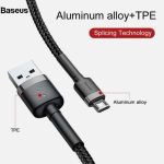 New USB to Micro USB Data Exchange Charging Cable Cord Cafule   With 2.4A 1M