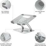 Adjustable & Foldable Metal Aluminum  Multi Angle Laptop Stand Model J21