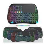 Air Mouse 2.4G M9 New Wireless Bluetooth Smart Remote Backlight Keyboard With Trackpad  For Beautiful 7 Colours