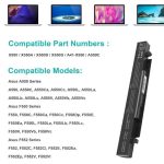 A41X550A  New Laptop 4 Cell Battery For ASUS  A450C X550C X550A X550B X550D Y481C Y581C R510C R510J X550L Series  P/N :  A41-X550A   A41X550A