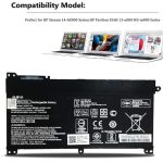 BI03XL  HP Pavilion X360 13-U M3-U 13-u000 M3-U001DX M3-U103DX 13-U100TU   Series Notebook Laptop 3 Cell Battery  P/N :   ON03XL  843537-541 844203-850 HSTNN-UB6W