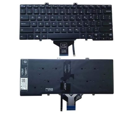 Laptop  Keyboard  with Backlight  US Layout Dell  14 5400 5401 7400 L3400 7410 5402 Series  P/N :  PK132EE1B00   NSK-EWABC 01   0RN86F