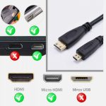 High Speed HDMI  Gold-Plated Connectors Micro Hdmi Male To Hdmi Male Lead cable  For Tablets    TV Camera  Hero Hudi Sony Nikon Lenovo