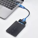 SATA 2.5 Inch SSD Enclosure Converter To M2 NGFF Dual-Use  Cord Adapter  Internal Or External Use For Laptop PC   Or  Desktop