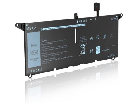 DXGH8  DELL XPS 13 9370 XPS 13 9380 Series  Laptop 4 Cell Battery  P/N : P82G001 0H754V H754V