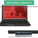 PA3905U-1BRS Laptop  6 Cell Battery for Toshiba DynaBook   R751 R752    Series   PN   PABAS245, PABAS246,