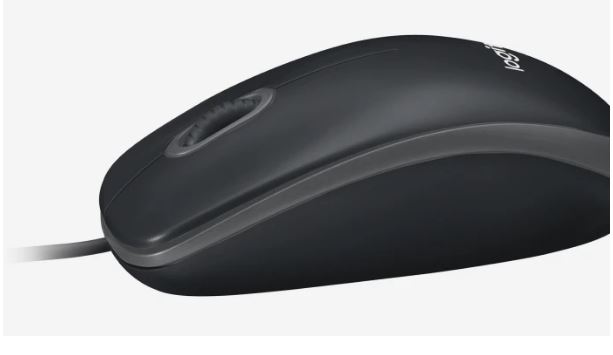 Wired USB connectivity Optical Mouse With Plug And Play Ergonomic Design Durable Build Model B100 Use for Laptop and PC - Image 2
