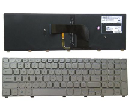 Laptop  Keyboard With Backlit   US Layout   Dell Inspiron 17  7737 7746 Series  P/N :    NSK-LH0BW 01   P4G0N  MP-13B53USJ442