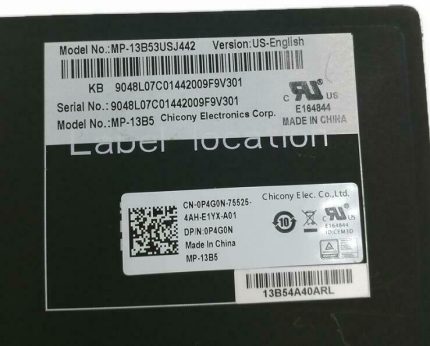 Laptop Keyboard With Backlit US Layout Dell Inspiron 17 7737 7746 ...