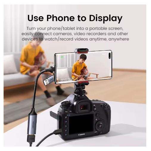 Hdmi Female To USB 3.0 Male Or USB-C Male Dual interface Plug-and-play Video Audio Capture 1080P 60FPS/2K 30FPS Compatible For Windows macOS and Android systems - Image 2