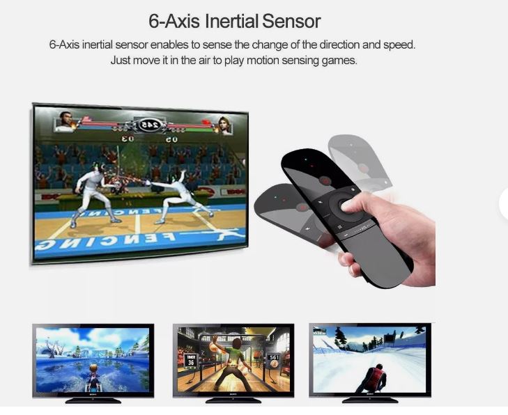 Remote Control 2,4GHz Air Fly Mouse Wechip W1 Wireless Keyboard Remote Control Infrared Work For Android TV BOX & Smart LED TV - Image 2
