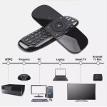 Remote Control 2,4GHz Air Fly  Mouse Wechip W1 Wireless Keyboard  Remote Control Infrared   Work For Android TV BOX & Smart LED  TV