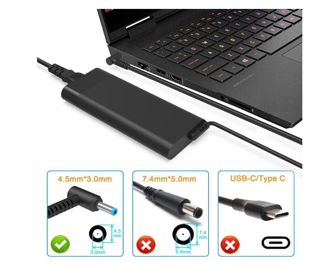 HP 200W Blue Pin Laptop Charger For HP OMEN 15 15t 17 17t Series - Image 4