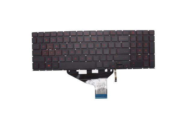 Laptop Notebook Backlit Keyboard For HP Omen 15-DC 15-DH 15-DC1018ca 15-DC1008ca DC-0108TX 15-DC0087nr 15-DC0020NR 15-dc0001tx 15-dc0000 15-dc2000 15-dh1000 15-DH002NR 15-DH001 15-DH0161TX Series P/N 9Z.NFBQ.101 NSK-XP1BQ - Image 4