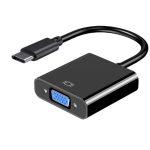 3.1 USB  Male Type-C To  Female VGA  With Durable Design Cable Cord Display Video Adapter  Converter Wide Compatibility  For  MacBook Pro iPad Chromebook Surface Laptops