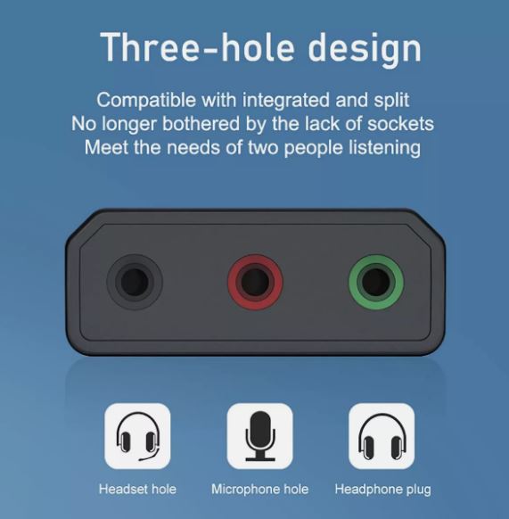 External USB 2.0 Sound Card Interface With Adjustable Volume Audio Adapter Cord & Mic Headphone 3.5mm For Compatible Windows, macOS, Linux, PS4, and other USB-supported devices - Image 6