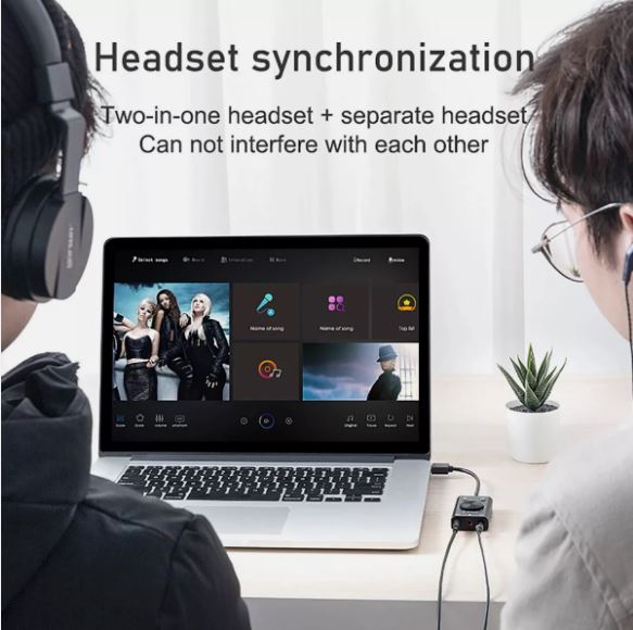 External USB 2.0 Sound Card Interface With Adjustable Volume Audio Adapter Cord & Mic Headphone 3.5mm For Compatible Windows, macOS, Linux, PS4, and other USB-supported devices - Image 4