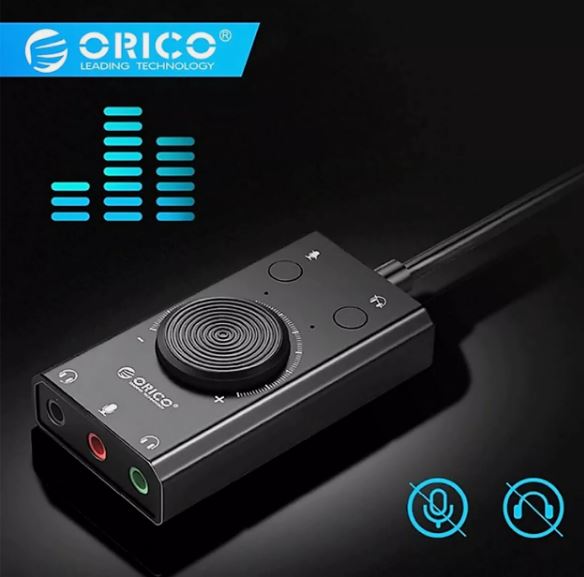 External USB 2.0 Sound Card Interface With Adjustable Volume Audio Adapter Cord & Mic Headphone 3.5mm For Compatible Windows, macOS, Linux, PS4, and other USB-supported devices - Image 2