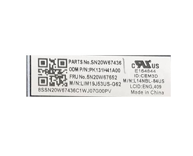Laptop Keyboard For Lenovo Thinkpad L14 Gen 1 20U2 Series P/N 5N20W67805 5N20W67769 5N20W67841 - Image 7