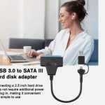 SATA TO Type C Or USB 3.0  2 in 1   External  HDD Or SSD  Adapter Cable Converter