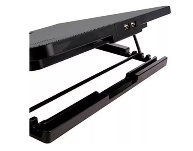 New Laptop Cooler Pad Dual fan Portable and lightweight Style 2 USB Power Adjustable Angle With plug and play - Image 4