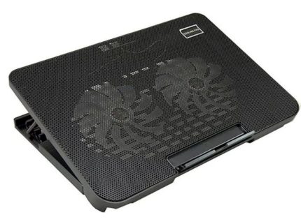 New Laptop Cooler  Pad  Dual fan  Portable and lightweight Style 2 USB Power  Adjustable Angle  With plug and play