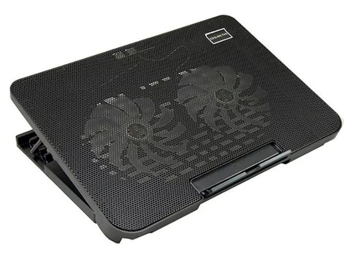 New Laptop Cooler Pad Dual fan Portable and lightweight Style 2 USB Power Adjustable Angle With plug and play