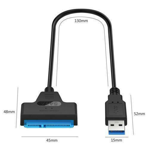 SATA TO USB 3.0 Speed External HDD Or SSD Adapter Cable Converter - Image 2