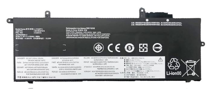 L17C6P71 01AV470 Laptop Battery Lenovo ThinkPad X280 A285 Series P/N : L17L6P71 L17M6P71 L17M6P72 L17C6P72 01AV471 01AV472