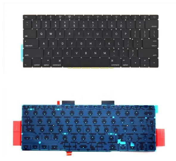 Laptop Keyboard US Layout Apple MacBook Pro 13" A1708 Series Year (2016) (2017) - Image 2
