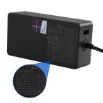 Microsoft Original  102W Used Surface Book 2 & 3 Surface Pro 5 6 7 8 X   Series 1769 1796 1800 1724   Power Adapter   Charger & USB Port: 5V 1A USB 2.0