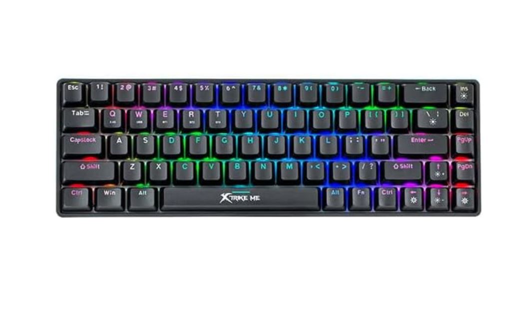 Plug & Play Advanced Without Numpad Switch Lights Connectivity Bluetooth 5.0, 2.4GHz Wireless Mechanical For Gaming rainbow Keyboard Xtrike Me GK 944
