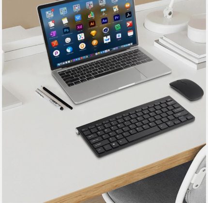 Brand New & High Quality Universal Compatibility Wireless 2.4GHz USB Nano Receiver  Keyboard & Mouse Combo  Compatible For  Desktop Computers Laptop Computers Android TV Boxes MacBook