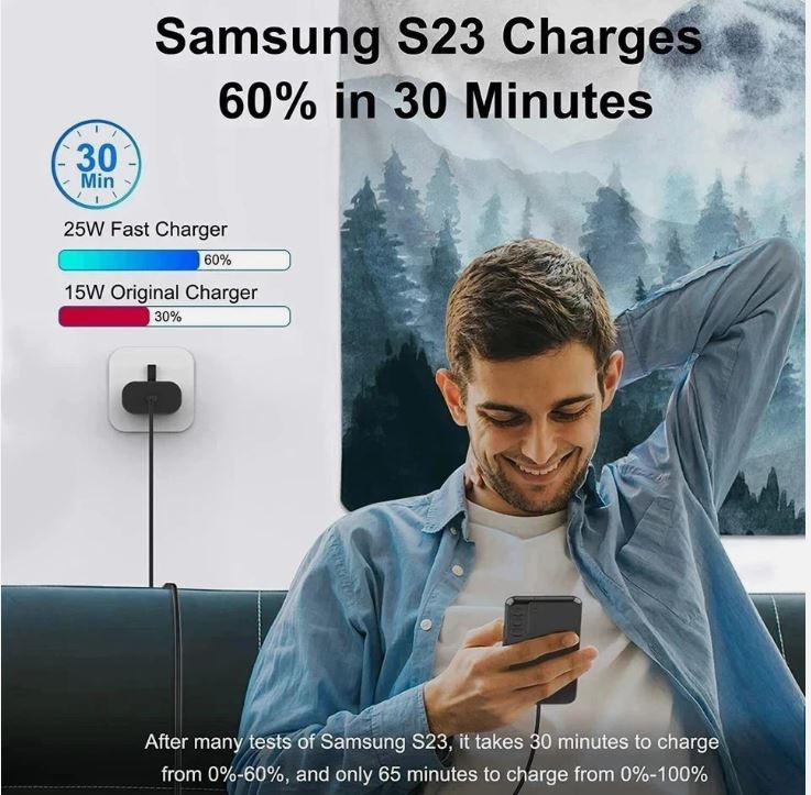 Samsung Super Fast Charger Genuine Mobile 45W Adapter EP-T4511 Compatible For Samsung Galaxy S22+ Ultra S23+ Ultra S24+Ultra S25+ Ultra - Image 4