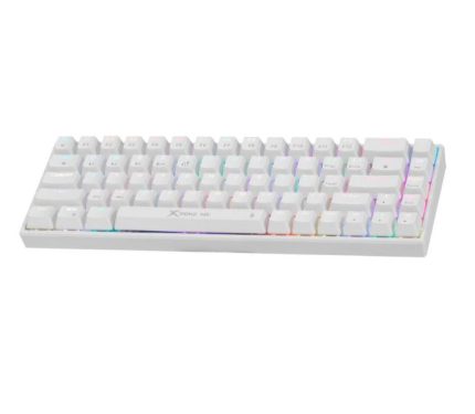 Plug & Play  Advanced   Without Numpad Switch Lights   Connectivity Bluetooth 5.0, 2.4GHz Wireless   Mechanical For Gaming rainbow  Keyboard Xtrike Me GK 944