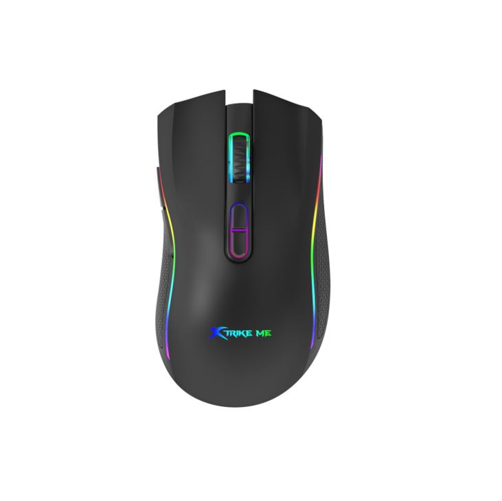 Ergonomic Design & Comfortable RGB Lighting Gaming Mouse USB Plug & Play With 6 Responsive Buttons Connectivity USB Wired Adjustable DPI cursor control Xtrike Me GM 314 Bk Compatibility Windows macOS Android - Image 2