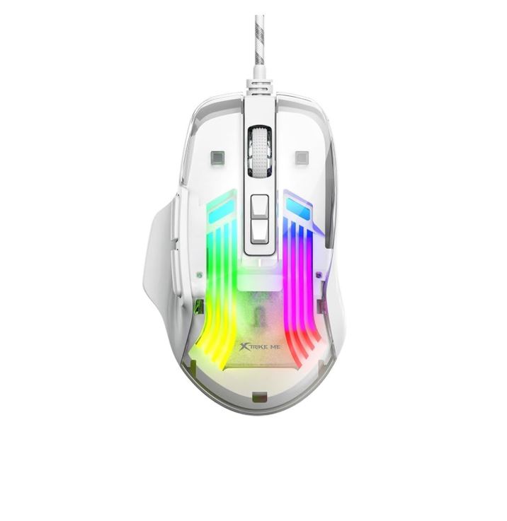 Ergonomic Design Customizable RGB Effects Mouse Plug & Play With 7 Responsive Buttons Connectivity Wired USB Adjustable DPI 7200 Optical Sensor Xtrike Me Gm 319 Compatibility Windows Gaming Desktop Laptops - Image 3